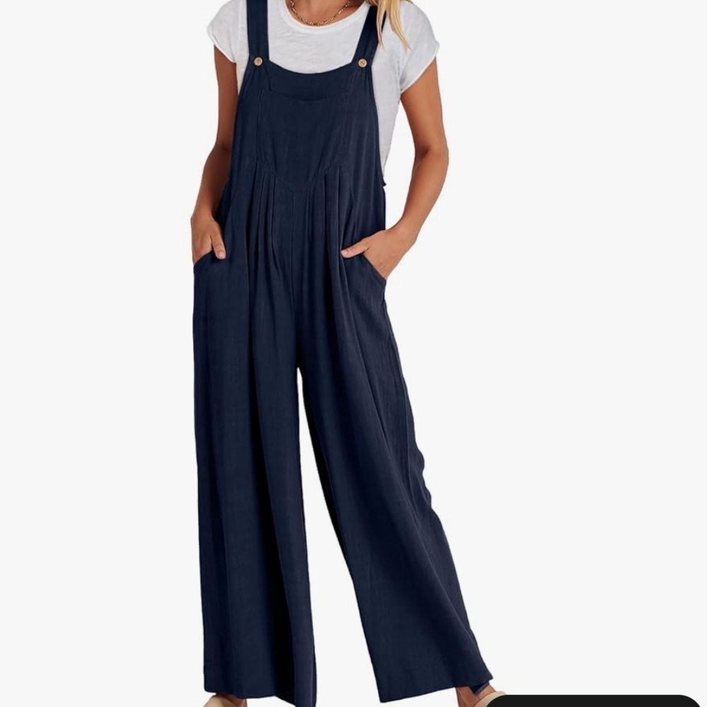 Women's Casual Jumpsuit - Picture 2 of 3